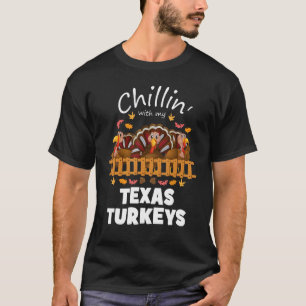 Camiseta Chillin Com Meus Perus Do Texas Engraçado Ação De 