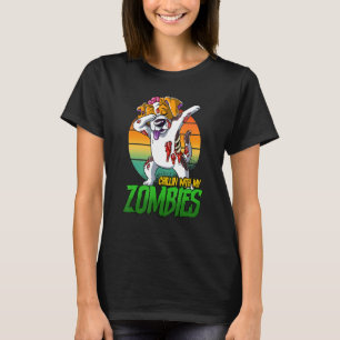 Camiseta Chillin Com Meus Zombies