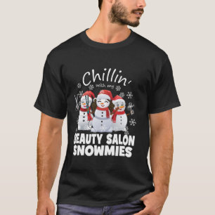 Camiseta Chillin Com Minha Bela Neve Salon É Um Cristo Engr