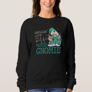 Camiseta Chillin Com Minha Enfermeira Gnomos Engraçados Nur