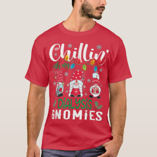 Camiseta Chillin Com Minha Enfermeira Leve Do Xmas Em Diáli