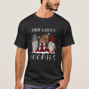 Camiseta Chillin Com Minha Mulher Gnomies Da Família Gnomos
