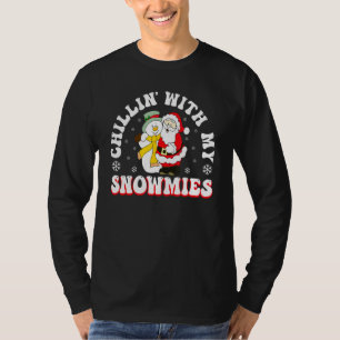 Camiseta Chillin Com Minha Neve Família Pijamas Papais noei