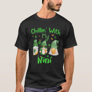 Camiseta Chillin Com Minha Rua Nini Verde Xadrez Gnomos Pat