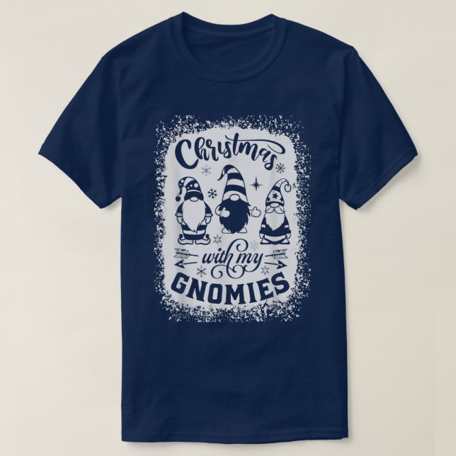 Camiseta Chillin com minhas Mães de Natal Feliz de Férias F (Frente do Design)