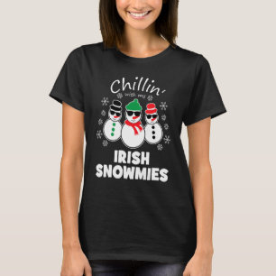 Camiseta Chillin Com O Meu Feliz Natal Irlandês