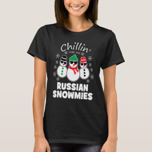 Camiseta Chillin Com O Meu Natal Russo Engraçado