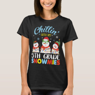 Camiseta Chillin Com O Meu Professor De Neve Da Grau 5