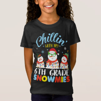 Camiseta Chillin Com O Meu Professor De Neve Da Grau 6