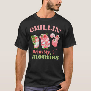 Camiseta Chillin com os meus genomas Gnomos Tropicais com u