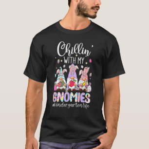 Camiseta Chillin Com Os Meus Gnomos Gnomos De Jardim De Inf