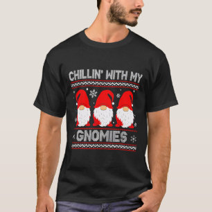 Camiseta Chillin Com Os Meus Gnomos Que Correspondem Ao Nat