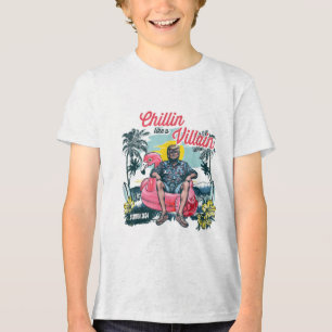 Camiseta Chillin Como Um Felon Beach Summer Funny Trump 202