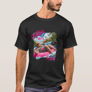 Camiseta Chillin Como Um Felon Engraçado Shirt Summer Trum