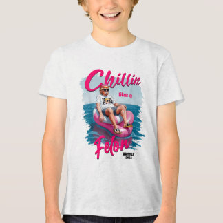 Camiseta Chillin Como Um Felon Engraçado Shirt Summer Trum