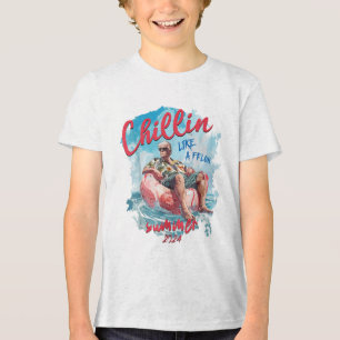 Camiseta Chillin Como Um Felon Engraçado Shirt Summer Trum