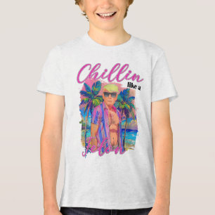 Camiseta Chillin Como Um Felon Engraçado Trump Para O Presi