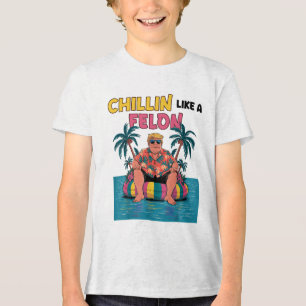 Camiseta Chillin Como Um Felon Trump Para A Cimeira Do Pres
