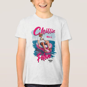 Camiseta Chillin Como Um Felon Verão 2024 90s 4º De Julho T