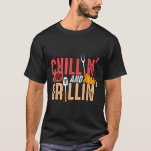 Camiseta Chillin E Grillin Barbecue Party