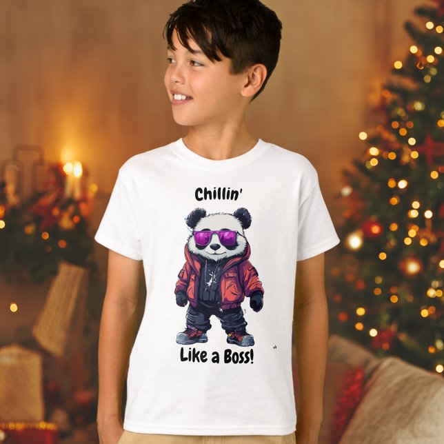 Camiseta Chillin' Like a Boss Panda | Legal Panda Kids (Criador carregado)