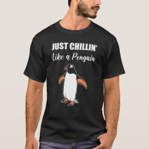 Camiseta Chillin Like Penguin Chill Pessoa