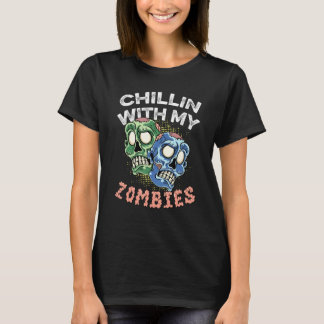 Camiseta Chillin With Zombies Friendly Person