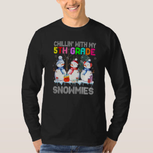 Camiseta Chilling' Com Meu Professor De Papais noeis De Nev