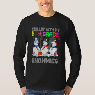 Camiseta Chilling' Com Meu Professor De Papais noeis De Nev