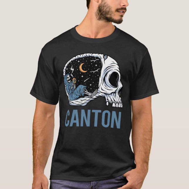 Camiseta Chilling Skeleton - Canton (Frente)