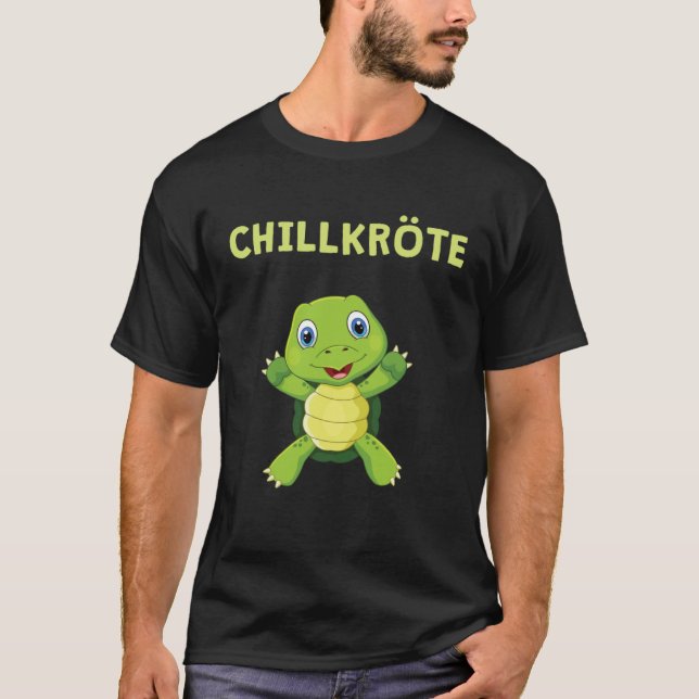 Camiseta Chillkröte turtle  turtle for animal (Frente)