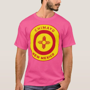 Camiseta Chimayo Novo México Zia Flag Bullseye