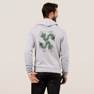 Camiseta Chimera - Cavalo-marinho-Peacock Unisex Zip Hoodie