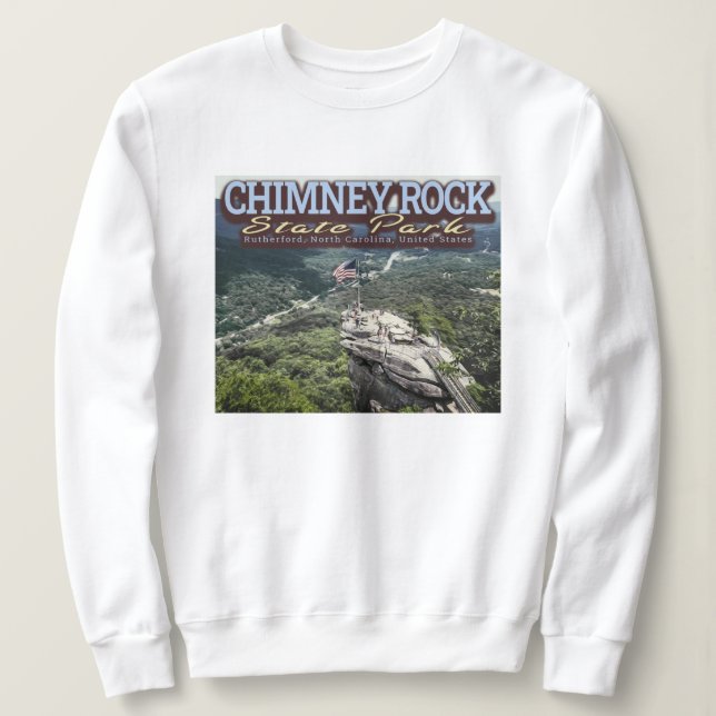 CAMISETA CHIMNEY ROCK - RUTHERFORD - CAROLINA DO NORTE EUA (Frente do Design)