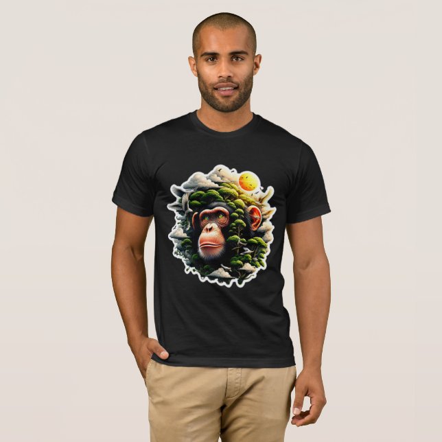 CAMISETA CHIMPANZÉ 16 (Frente Completa)