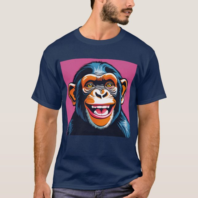 Camiseta Chimpanzé Bonito Ri (Frente)