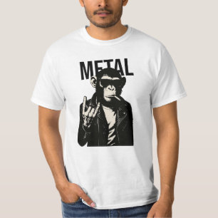 Camiseta Chimpanzé de Metal Rebelde