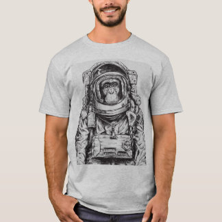 Camiseta Chimpanzé do astronauta