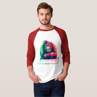 Camiseta Chimpanzé do Humor de Sexta-feira - Dilema do Pens