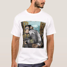 Camiseta Chimpanzé estilizado