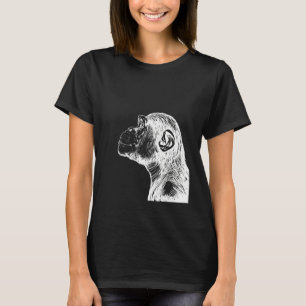 Camiseta Chimpanzé - Mulheres Com Amor Colorido Bonito Rind