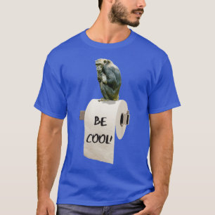 Camiseta Chimpanzé no papel higiênico