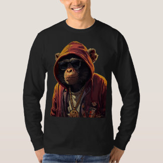 Camiseta Chimpanzé Urbano – Chimpanzé Legal com Capuz e Our