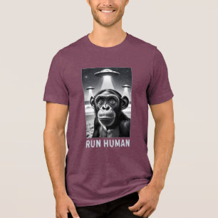 Camiseta Chimpanzee Selfie OFO Divertido Quirky Art