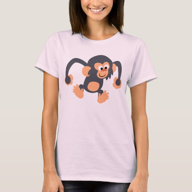 Camiseta Chimpanzés-T-Shirt Bouncy Bouncy (Frente)