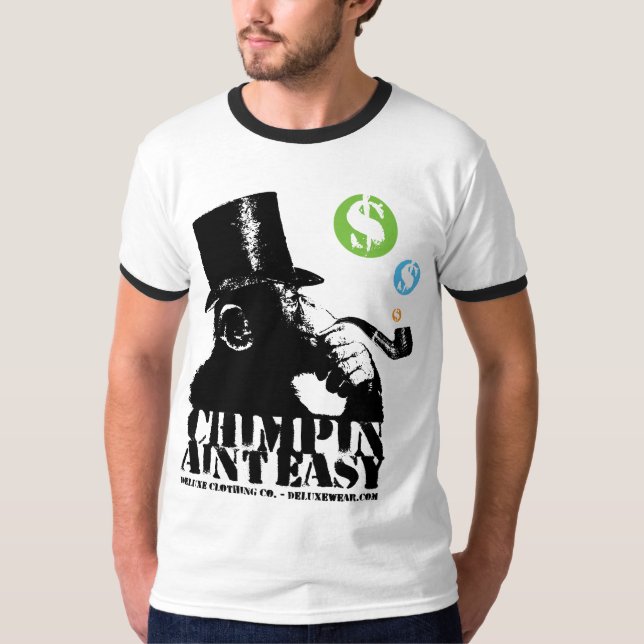 Camiseta Chimpin Aint fácil (Frente)