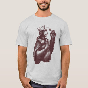 Camiseta Chimpin grande (monocromático)