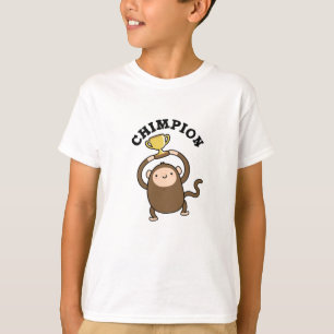 Camiseta Chimpion Funny Champion Chimpanzee Pun