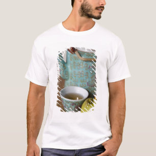 Camiseta China, Hong Kong. Bule de chá tradicional chinês &