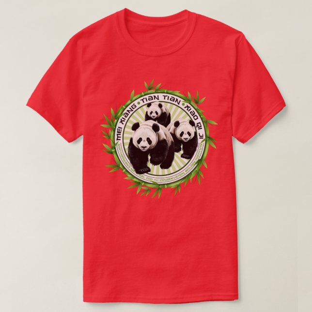 Camiseta China Panda Bears (Frente do Design)